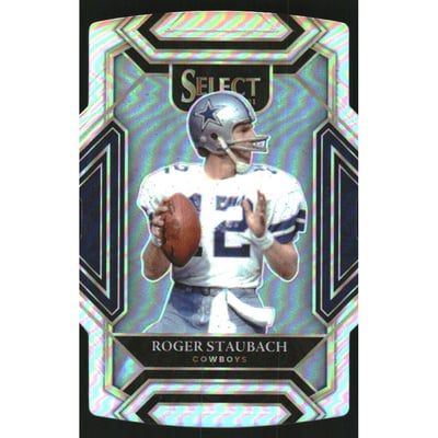 2021 Select Prizm Silver Die Cut #240 Roger Staubach