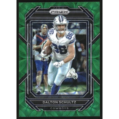 2022 Panini Prizm Prizms Green Scope #81 Dalton Schultz