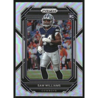 2022 Panini Prizm Prizms Silver #393 Sam Williams