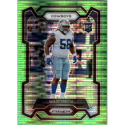 2023 Panini Prizm Prizms Neon Green Pulsar #326 Mazi Smith