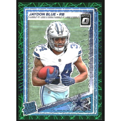 2025 Donruss Optic Green Velocity #242 Jaydon Blue RR