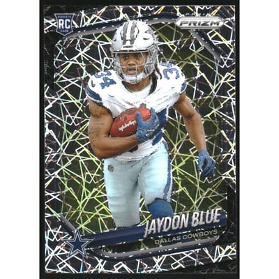 2025 Panini Prizm Prizms Lazer #325 Jaydon Blue