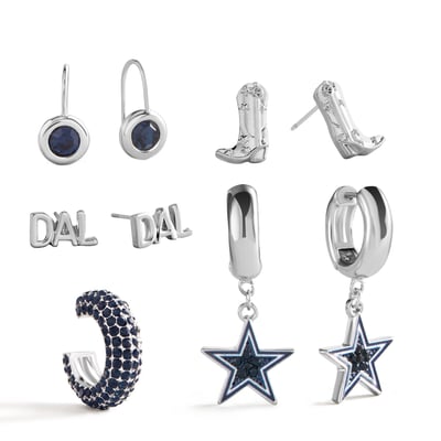 BaubleBar Dallas Cowboys Mixed Earring Set

