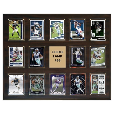 CeeDee Lamb Dallas Cowboys 16" x 20" Trading Card Plaque