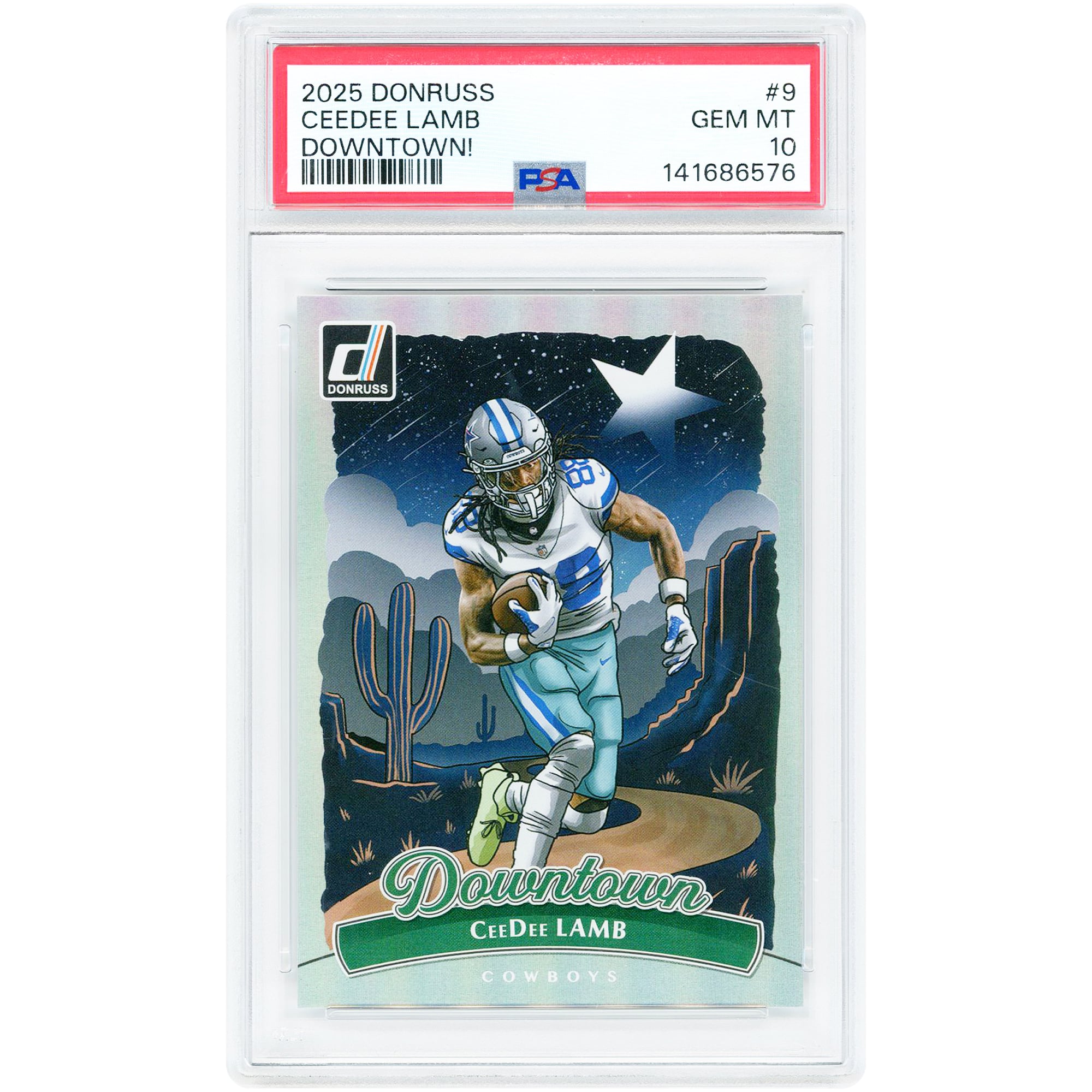 V106832 COW CeeDee Lamb Dallas Cowboys 2025 Panini Donruss Downtown! #9 Authentifiée PSA 10 cartes 88 CeeDee Lamb UNS PAA TRADING CARDS 46209 COLTRC CC01FB1548 #7