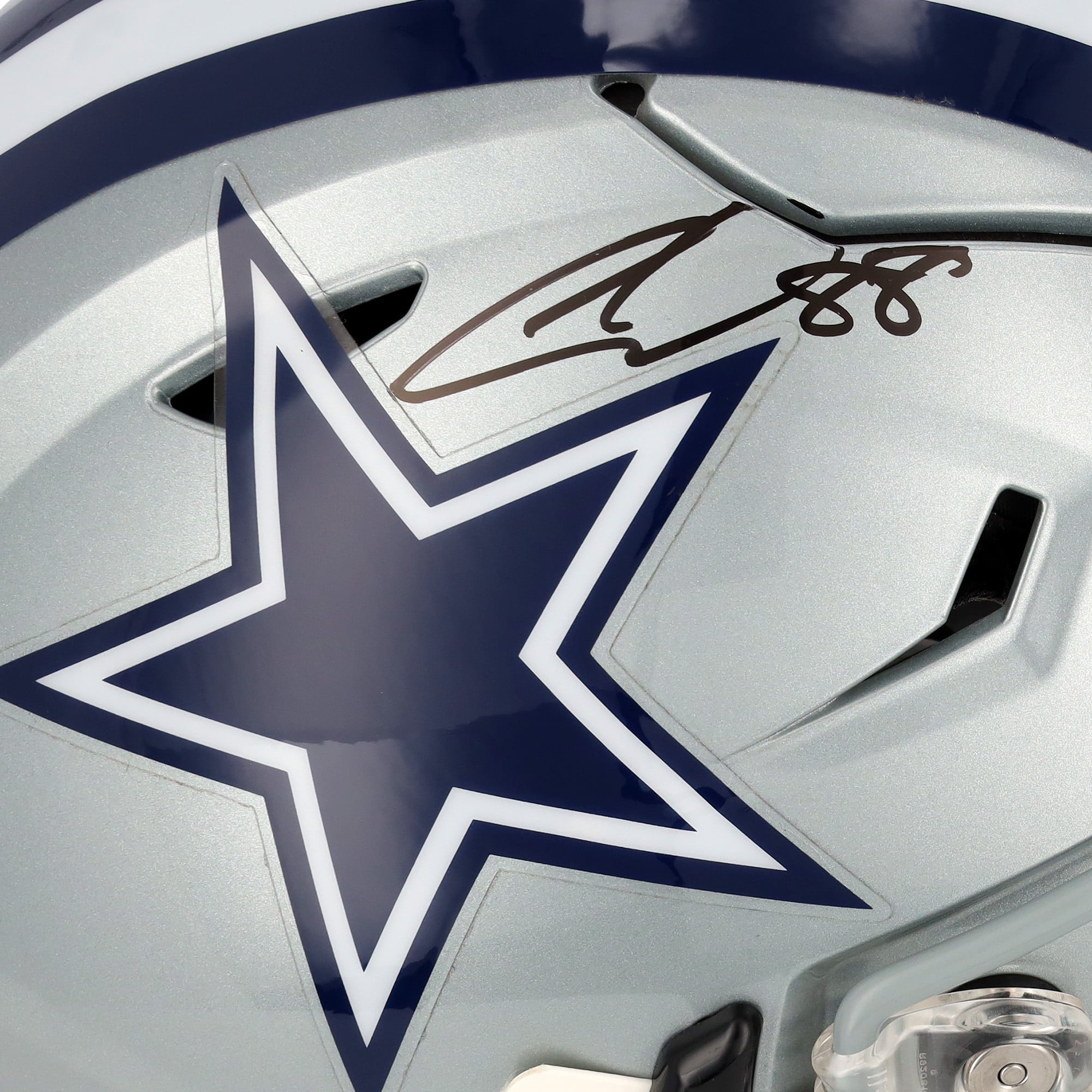 CeeDee Lamb Dallas Cowboys Autographed Riddell Speed Flex Authentic Helmet