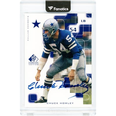 Chuck Howley Dallas Cowboys Autographed 1999 Upper Deck SP Signature Edition #HY Card