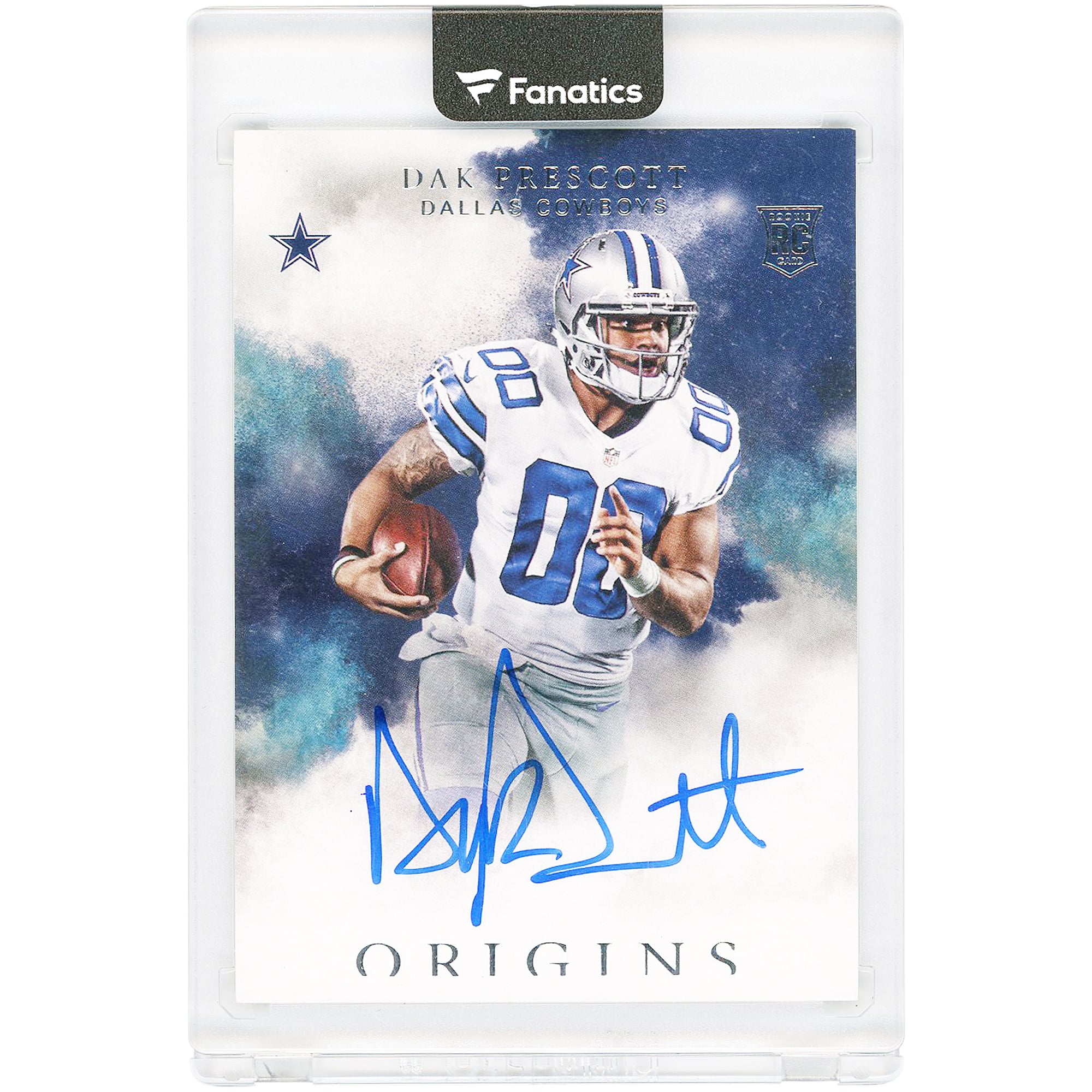 Dak Prescott Dallas Cowboys Autographed 2016 Panini Origins #130 Rookie Card