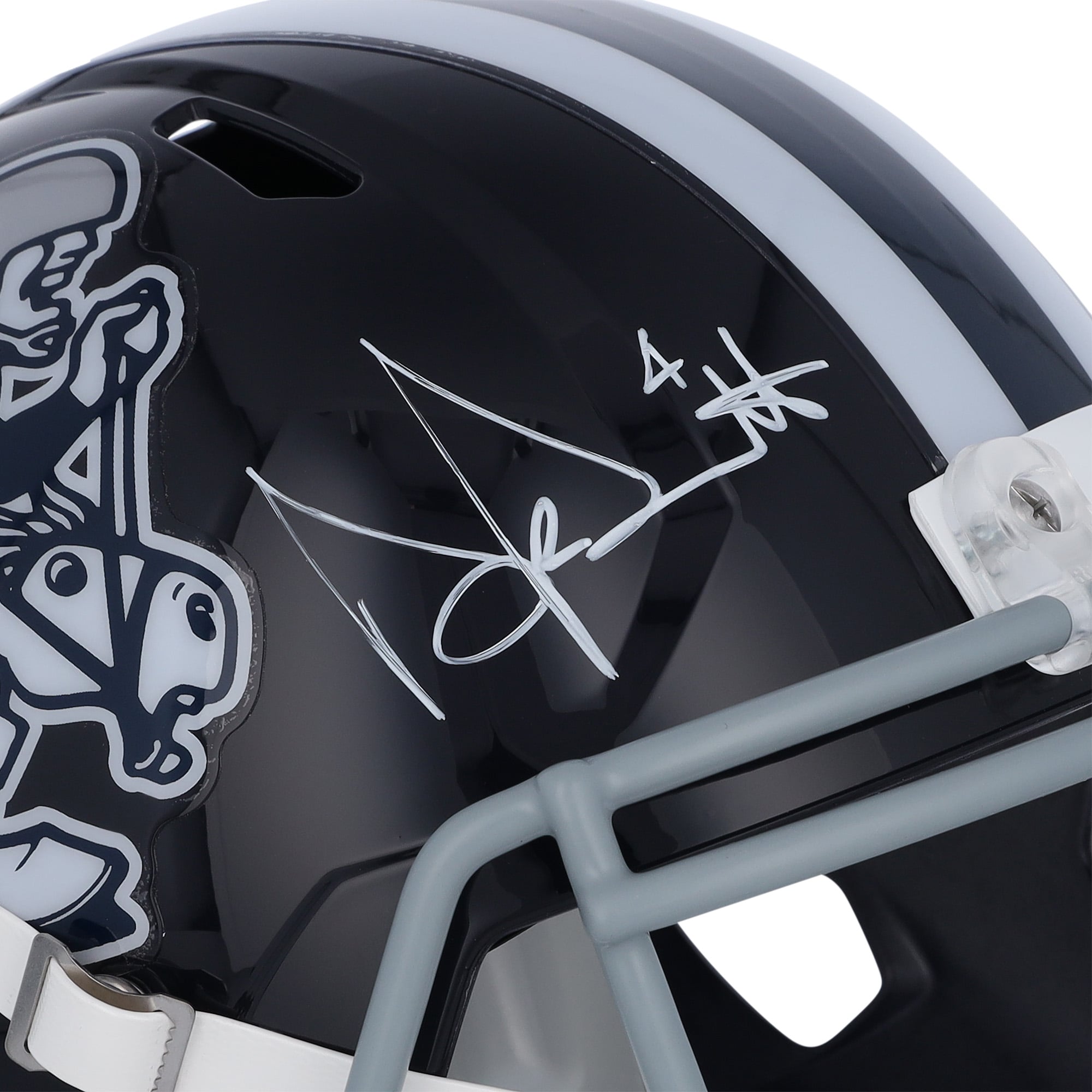 Dak Prescott Dallas Cowboys Autographed Riddell Cowboy Joe Speed Replica Helmet