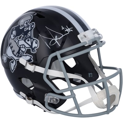 Dak Prescott Dallas Cowboys Autographed Fanatics Authentic Riddell Cowboy Joe Speed Replica Helmet