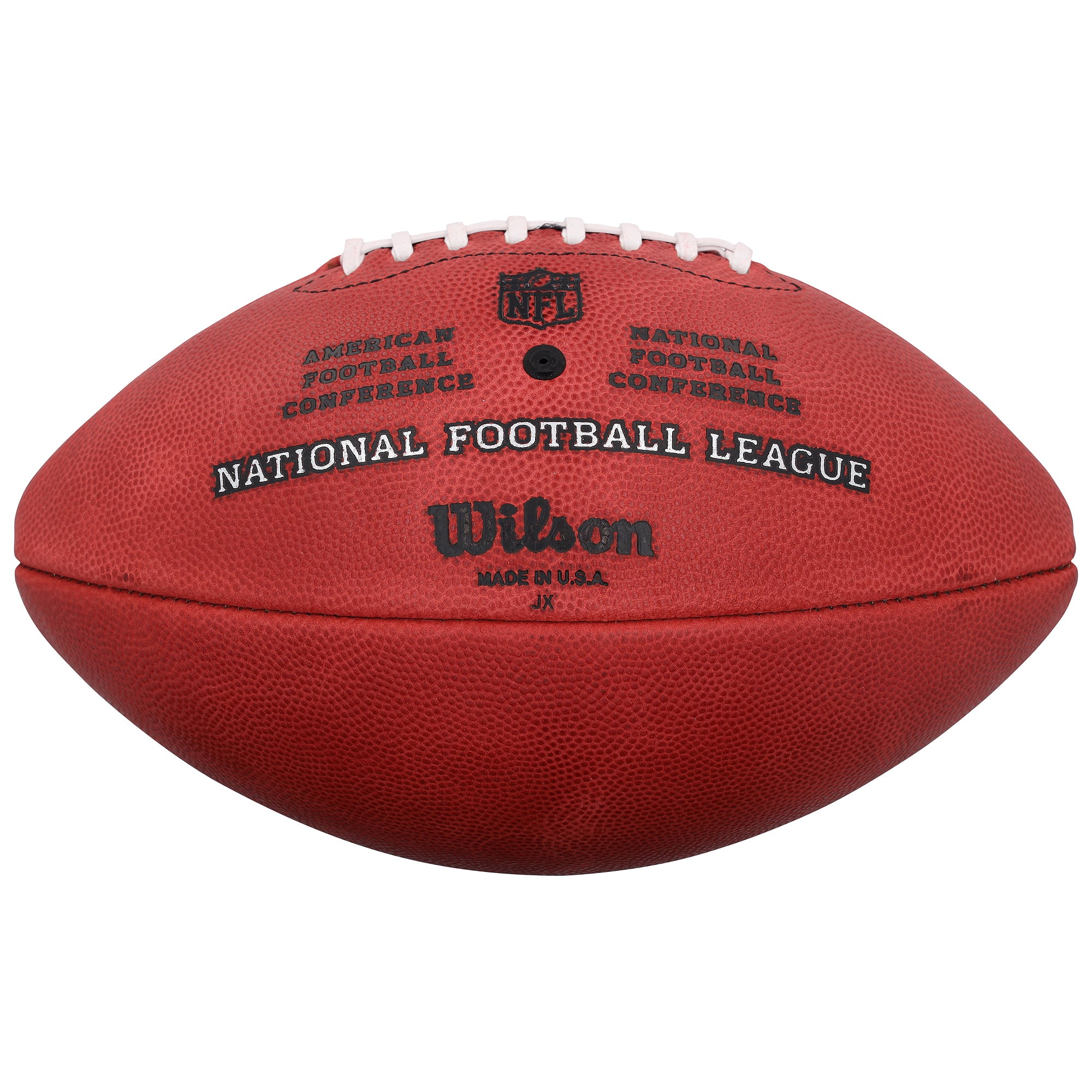 Ballon de football américain Wilson Duke en couleurs, autographié par Dak Prescott des Dallas Cowboys, avec l'inscription « America's Team ».