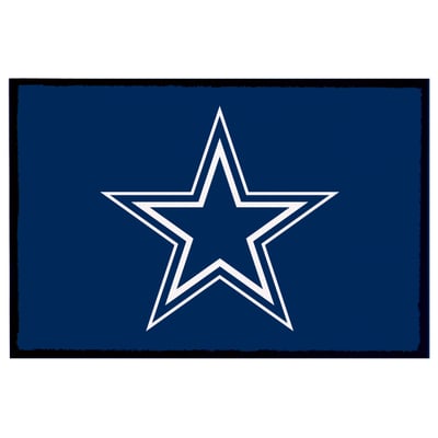 Dallas Cowboys 2' x 3' Indoor/Outdoor Welcome Rug