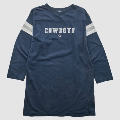 Dallas Cowboys Concepts Sport 2000s Long Sleeve T-shirt - Navy - L by Fanatics Real Vintage