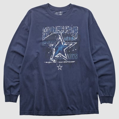 Dallas Cowboys Cowboys 2000s Long Sleeve T-shirt - Navy - L by Fanatics Real Vintage