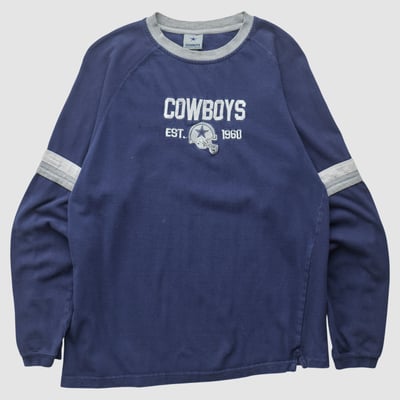 Dallas Cowboys Cowboys 2000s Long Sleeve T-shirt - Navy - M by Fanatics Real Vintage