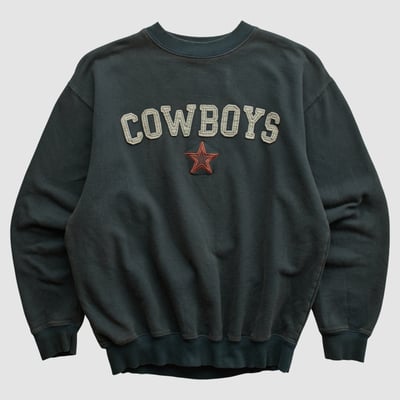 Dallas Cowboys Cowboys Authentic Apparel 2000s Pullover Sweatshirt - Black - M by Fanatics Real Vintage