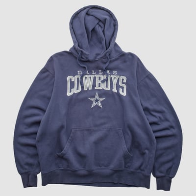 Dallas Cowboys Cowboys Authentic Apparel 2010s Hooded Pullover Sweatshirt - Navy - L by Fanatics Real Vintage