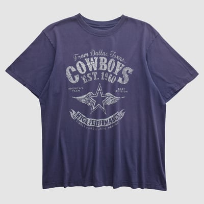 Dallas Cowboys Cowboy's Team Apparel 2000s T-shirt - Navy - XL by Fanatics Real Vintage