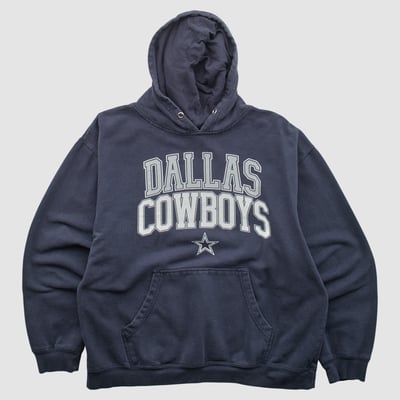 Dallas Cowboys Dallas Cowboys Authentic 2000s Hooded Pullover Sweatshirt - Navy - S by Fanatics Real Vintage