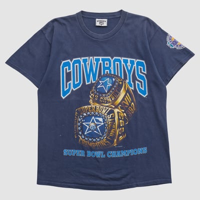 Dallas Cowboys Lee Apparel 1993 T-shirt - Navy - M by Fanatics Real Vintage