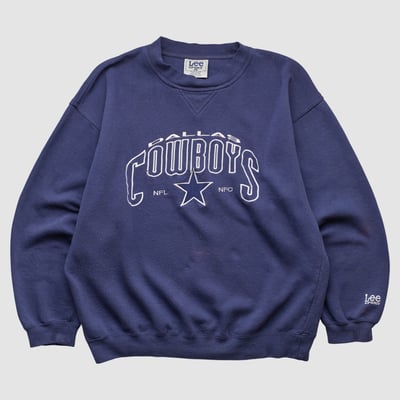 Dallas Cowboys Lee Apparel 2000s Pullover Sweatshirt - Navy - M by Fanatics Real Vintage