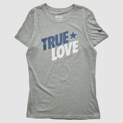 Dallas Cowboys Nike 2010s T-shirt - Heather Gray - L by Fanatics Real Vintage