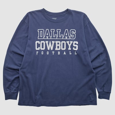 Dallas Cowboys Reebok 2000s Long Sleeve T-shirt - Navy - L by Fanatics Real Vintage