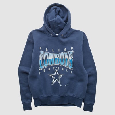 Dallas Cowboys Salem Sportswear 90s Hooded Pullover Sweatshirt - Navy - Yth M by Fanatics Real Vintage