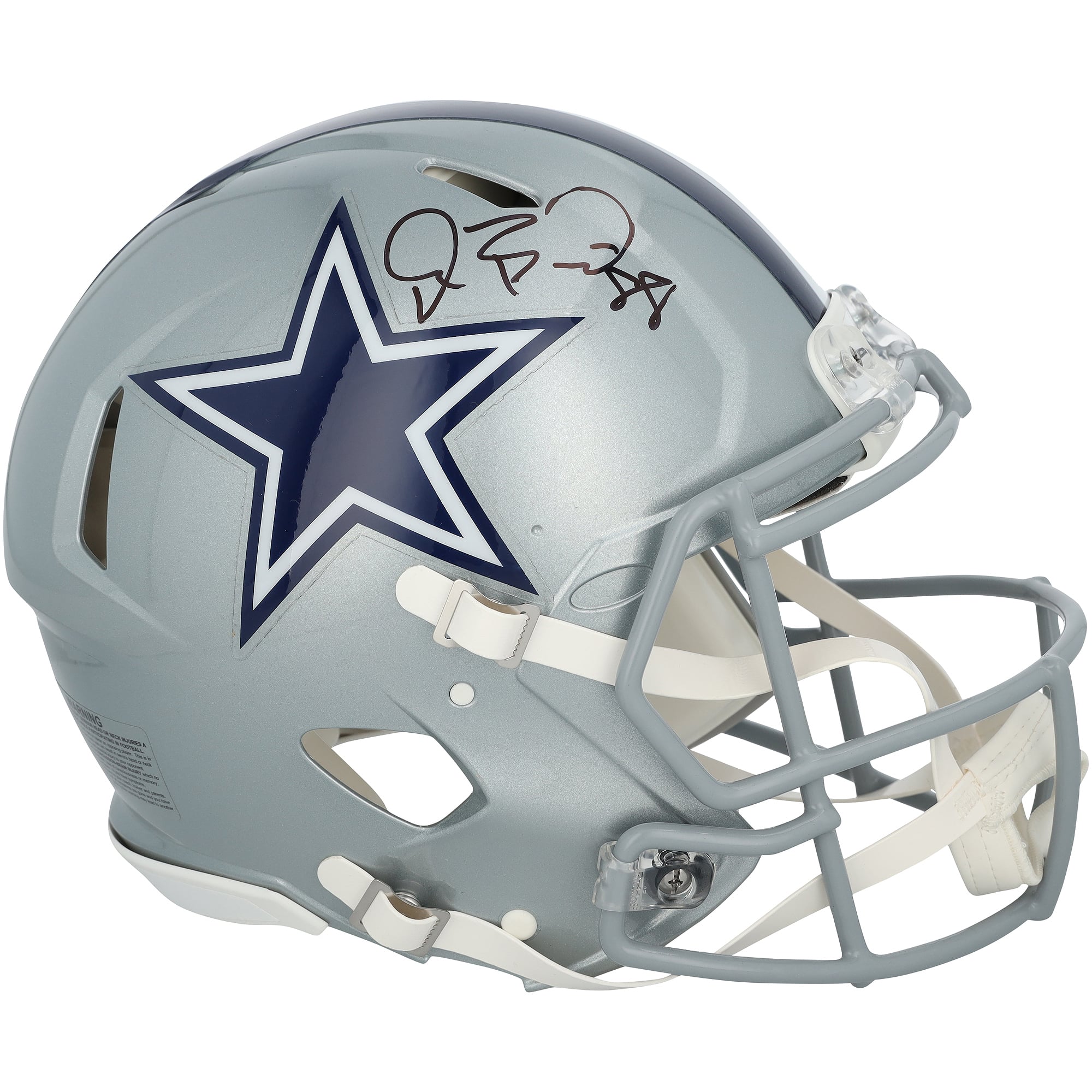 Casque Riddell Speed ​​Authentic autographié par Dez Bryant des Dallas Cowboys