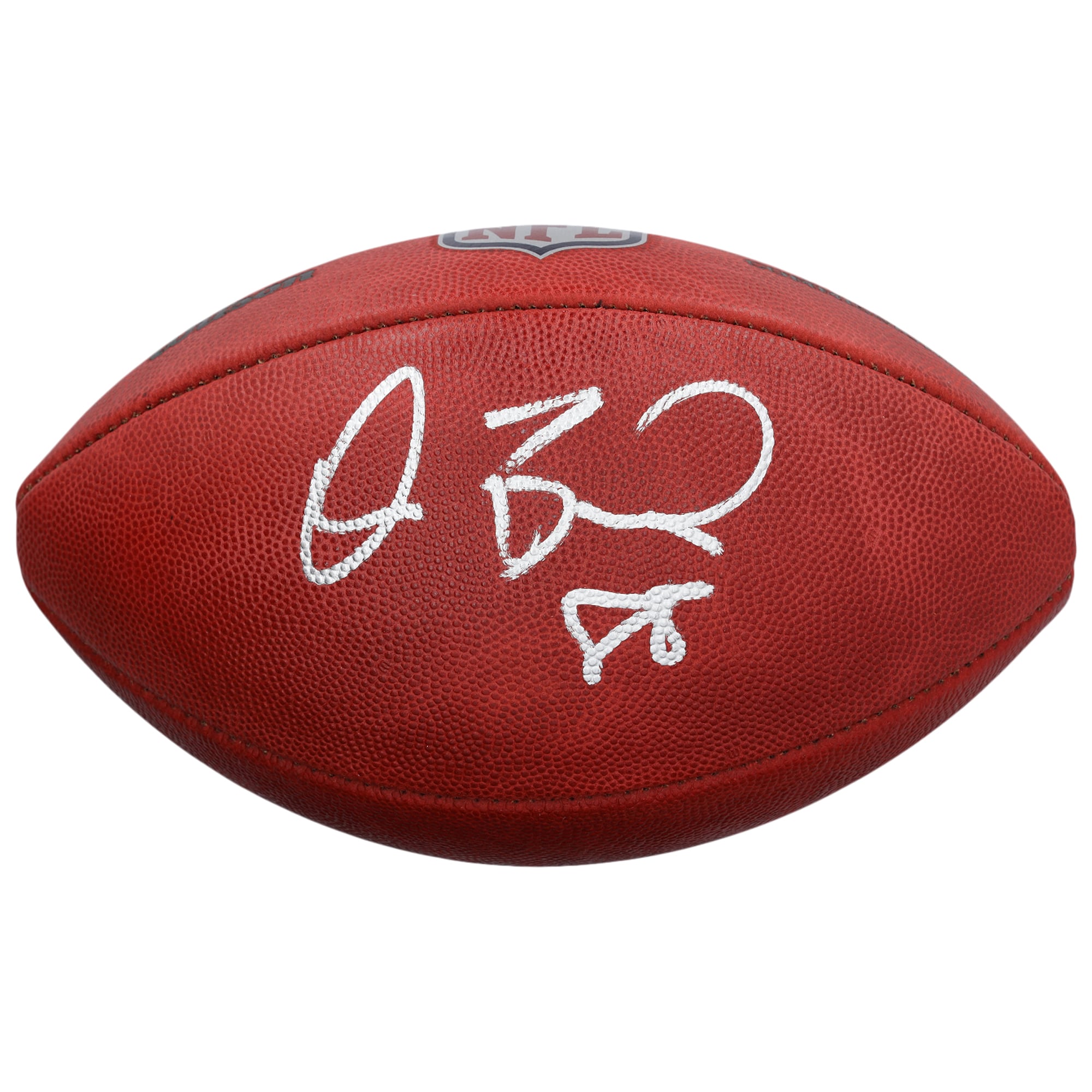 Ballon de football américain Wilson Duke en couleur, autographié par Dez Bryant des Dallas Cowboys
