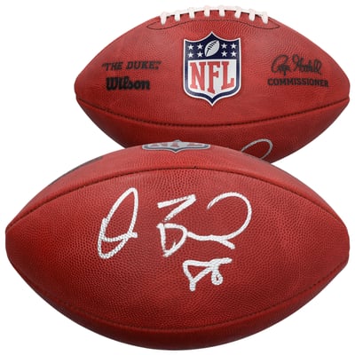Dez Bryant Dallas Cowboys Autographed Fanatics Authentic Wilson Duke Full Color Football