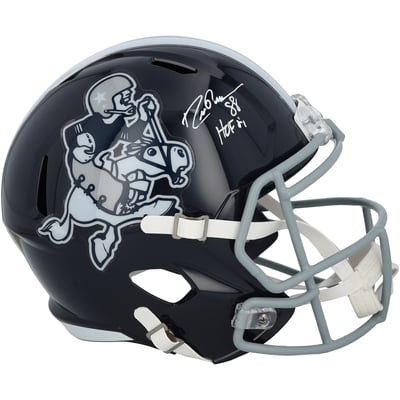 Drew Pearson Dallas Cowboys Autographed Fanatics Authentic Riddell Cowboy Joe Speed Replica Helmet with "HOF 21" Inscription