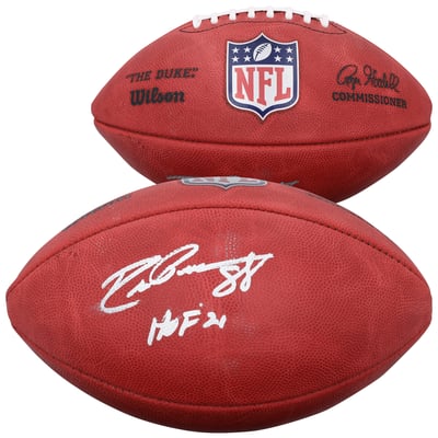 Drew Pearson Dallas Cowboys Autographed Fanatics Authentic Wilson Duke Full Color Football with "HOF 21" Inscription