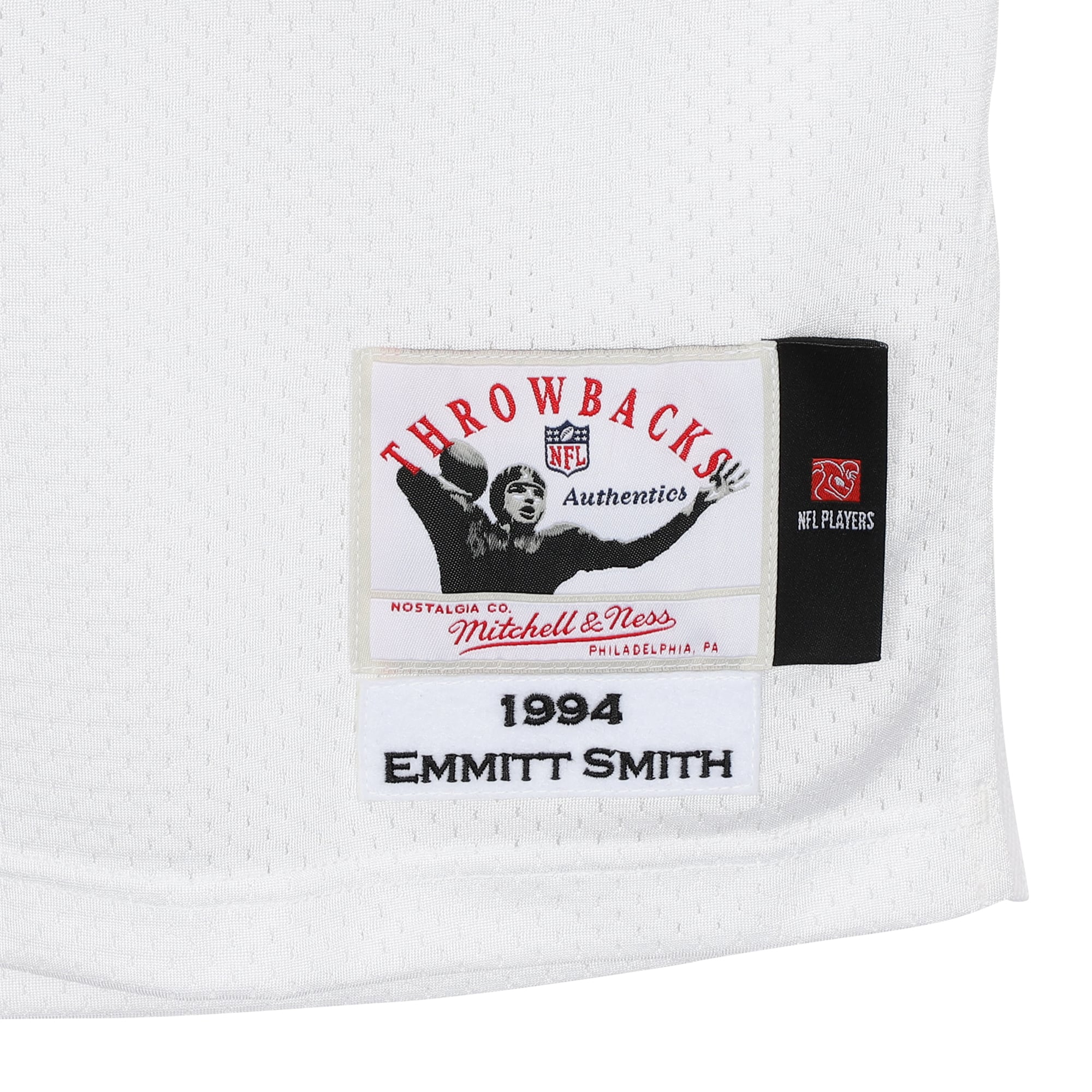 Emmitt Smith Dallas Cowboys Autographed White Mitchell & Ness Authentic 1995 Throwback Authentic Jersey