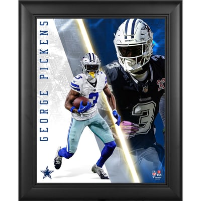 George Pickens Dallas Cowboys Fanatics Authentic Framed 13" x 16" Radiance Collage