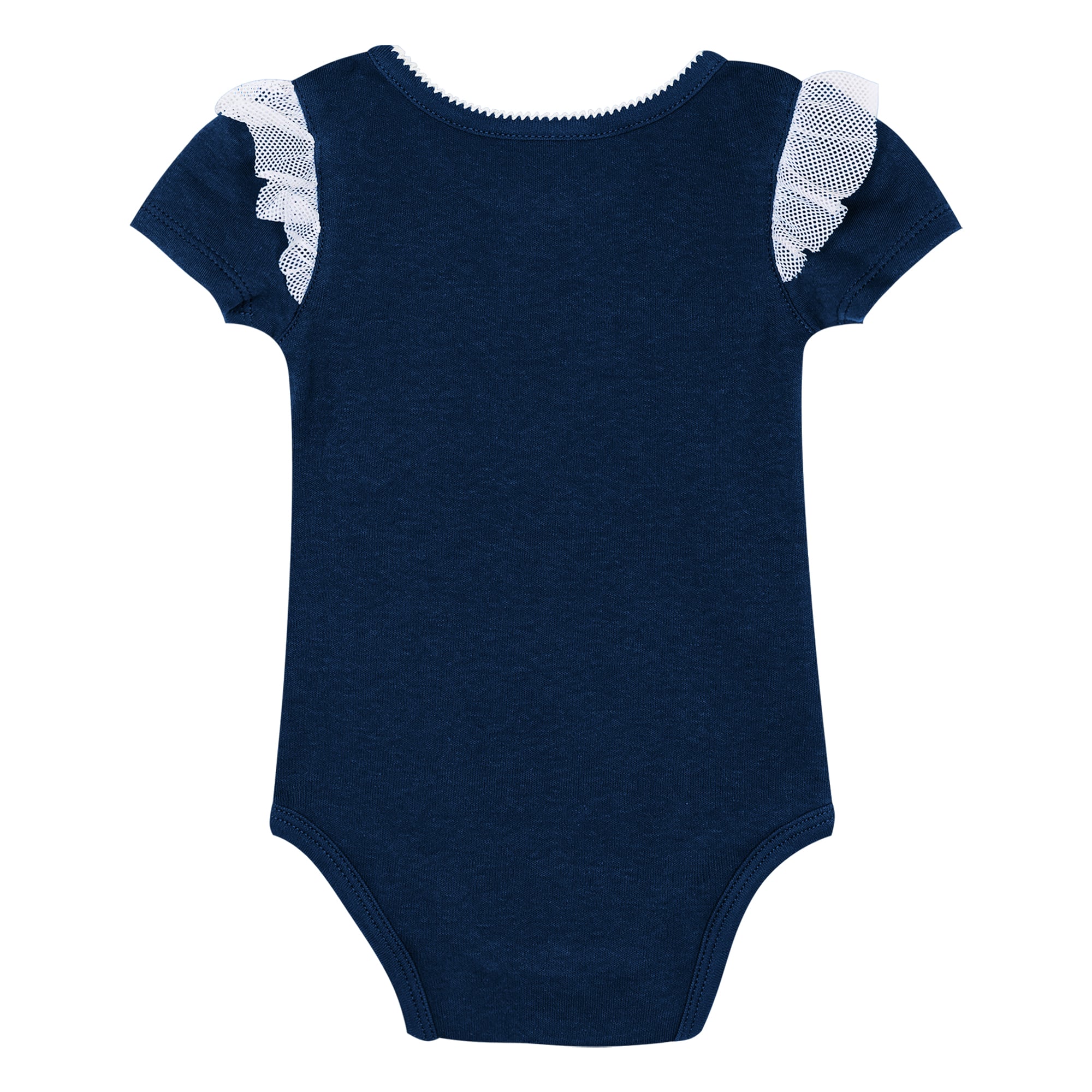 Girls Infant Outerstuff  Navy Dallas Cowboys Melted Hearts Creeper and Skirt Set