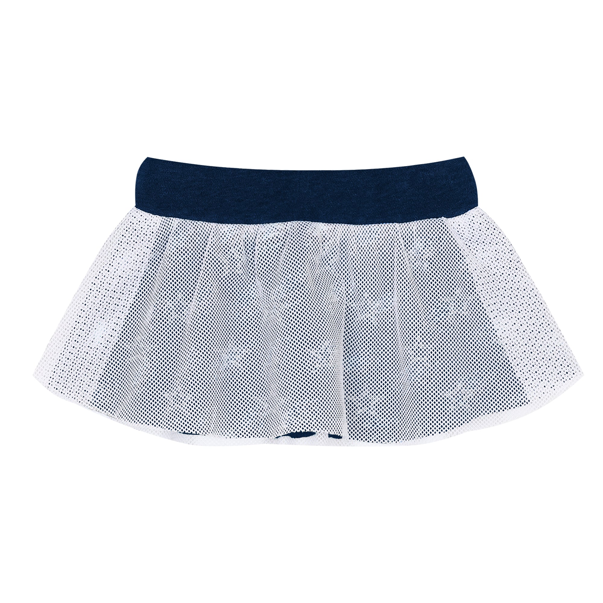Girls Infant Outerstuff  Navy Dallas Cowboys Melted Hearts Creeper and Skirt Set
