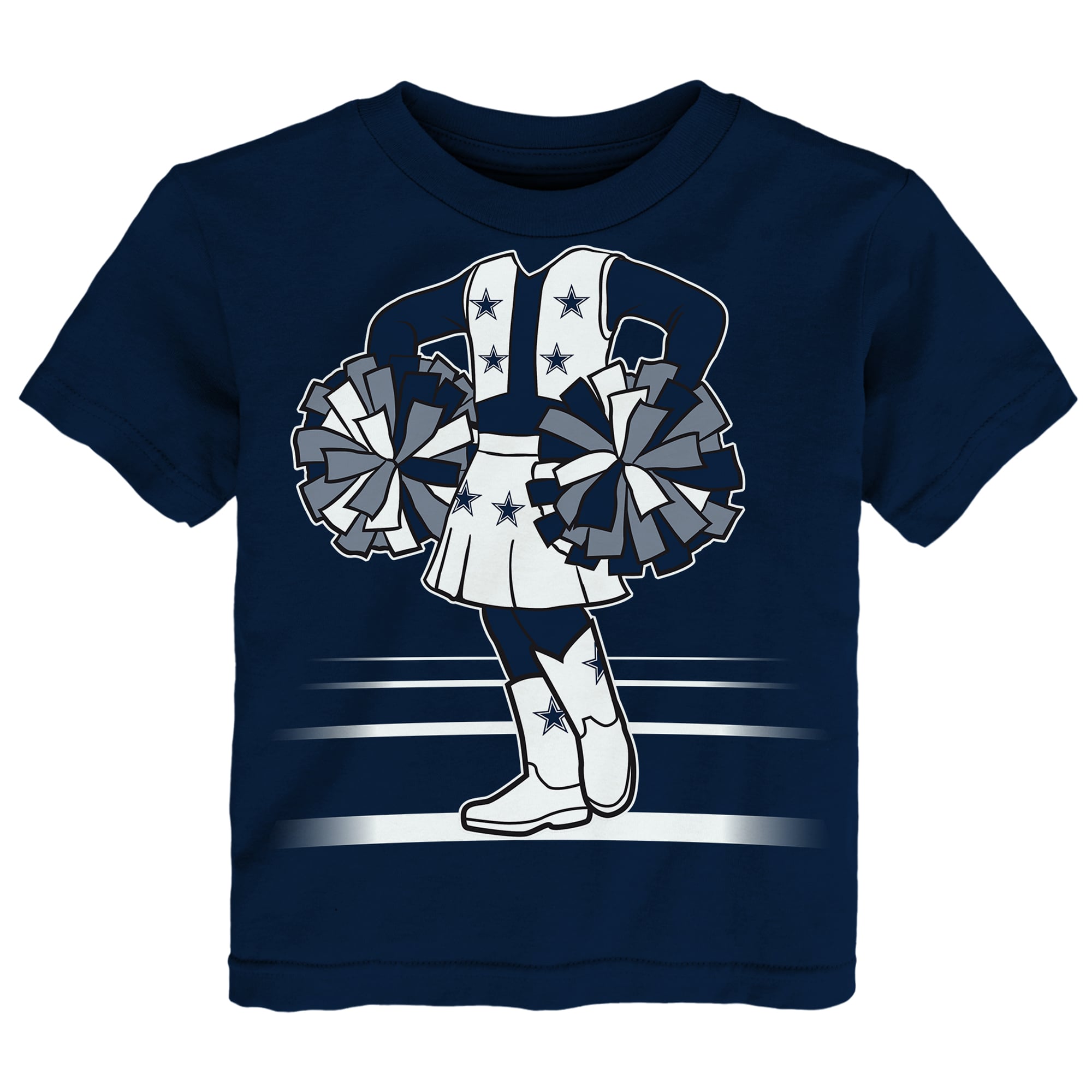 T-shirt Outerstuff bleu marine Dallas Cowboys pour petites filles