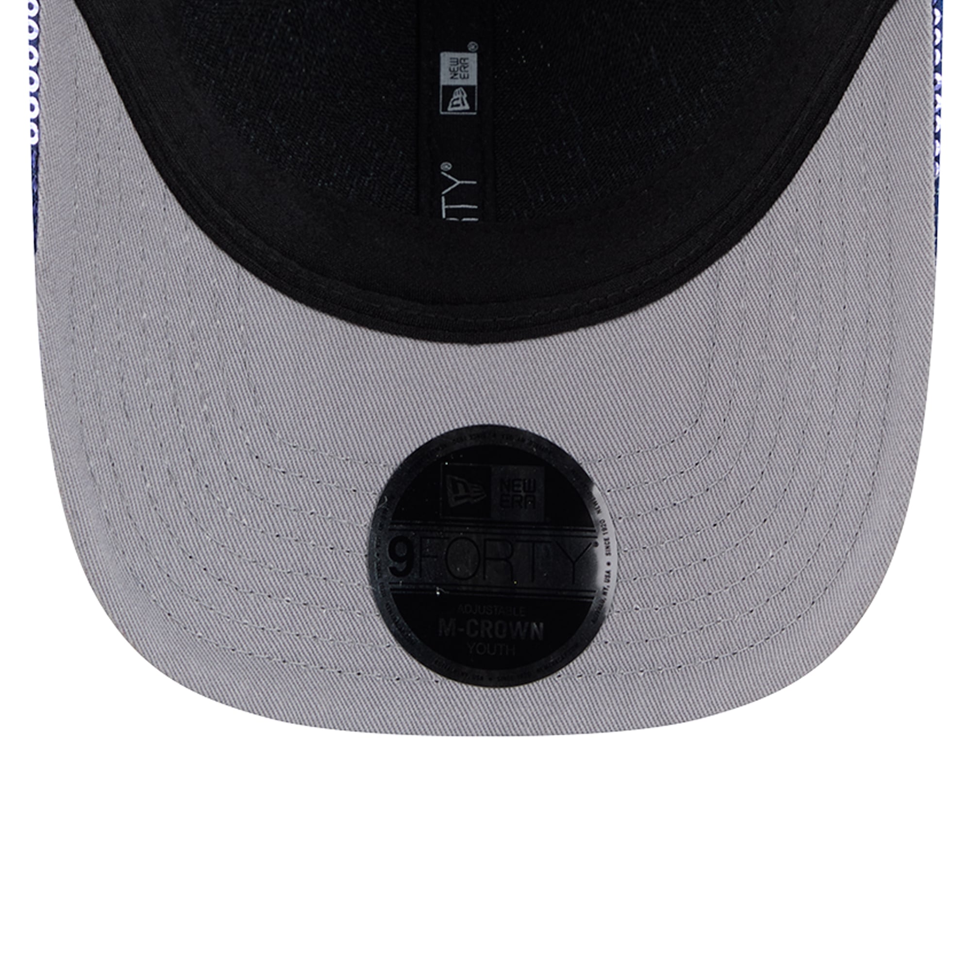 Casquette ajustable New Era Dallas Cowboys bleu marine à paillettes 9FORTY pour filles