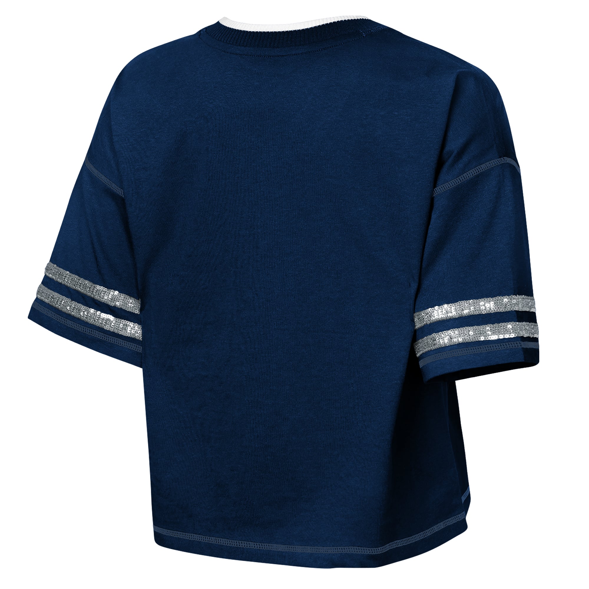T-shirt à col en V Outerstuff bleu marine Dallas Cowboys pour jeunes filles