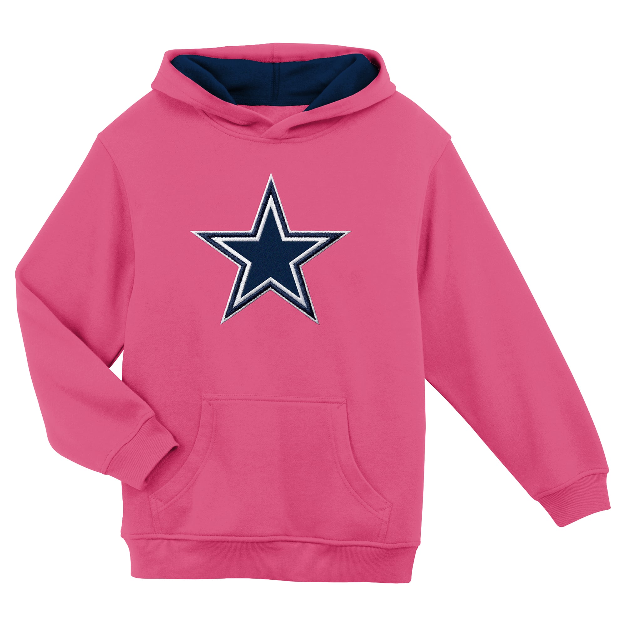Sweat à capuche polaire rose Dallas Cowboys pour filles Outerstuff Prime Fleece