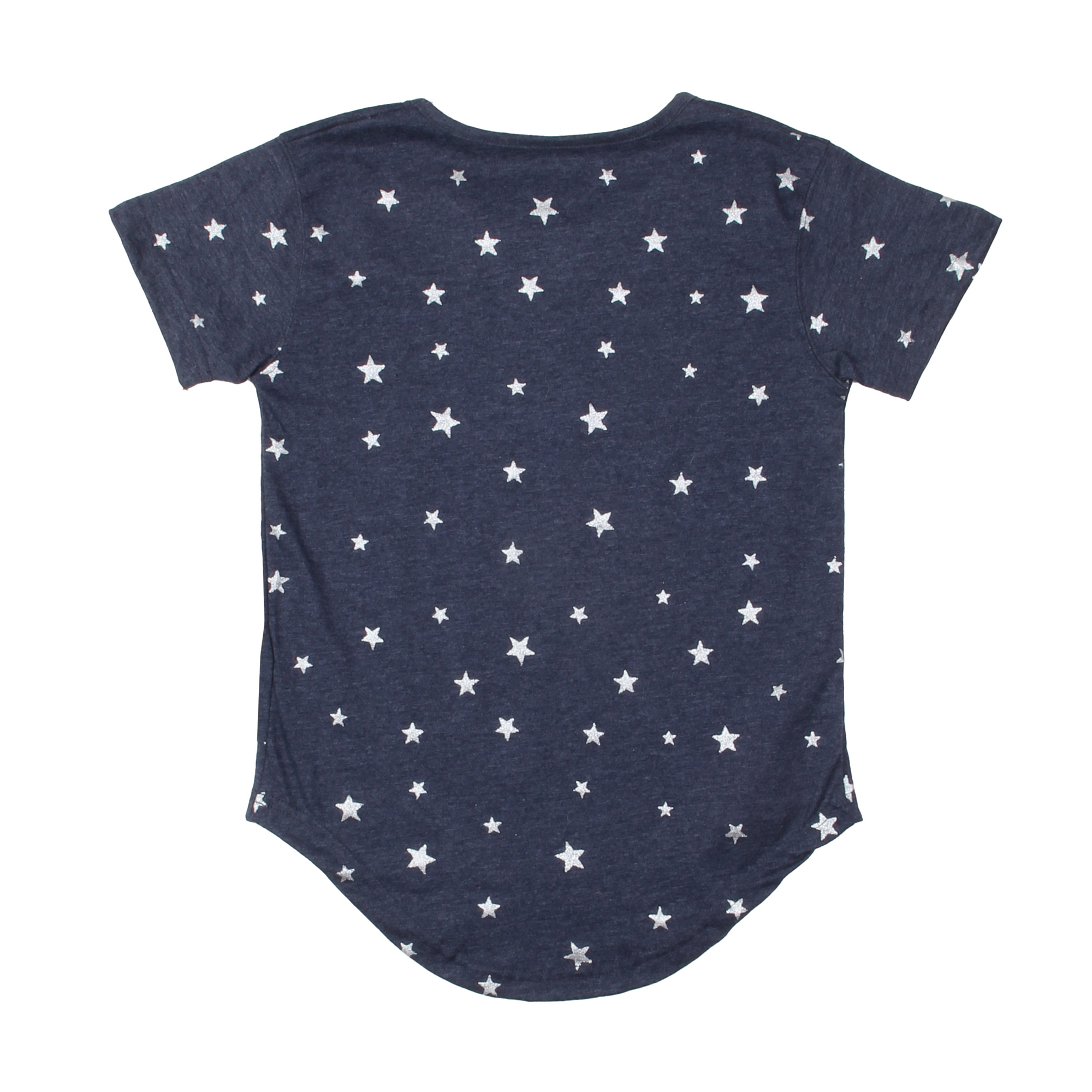 T-shirt Wes & Willy bleu marine Dallas Cowboys à étoiles scintillantes pour filles