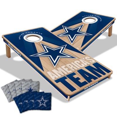 Dallas Cowboys IDNA 2' x 4' Slogan Series Cornhole Game with Bags