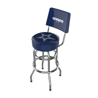 Dallas Cowboys Imperial Chrome Bar Stool - Blue