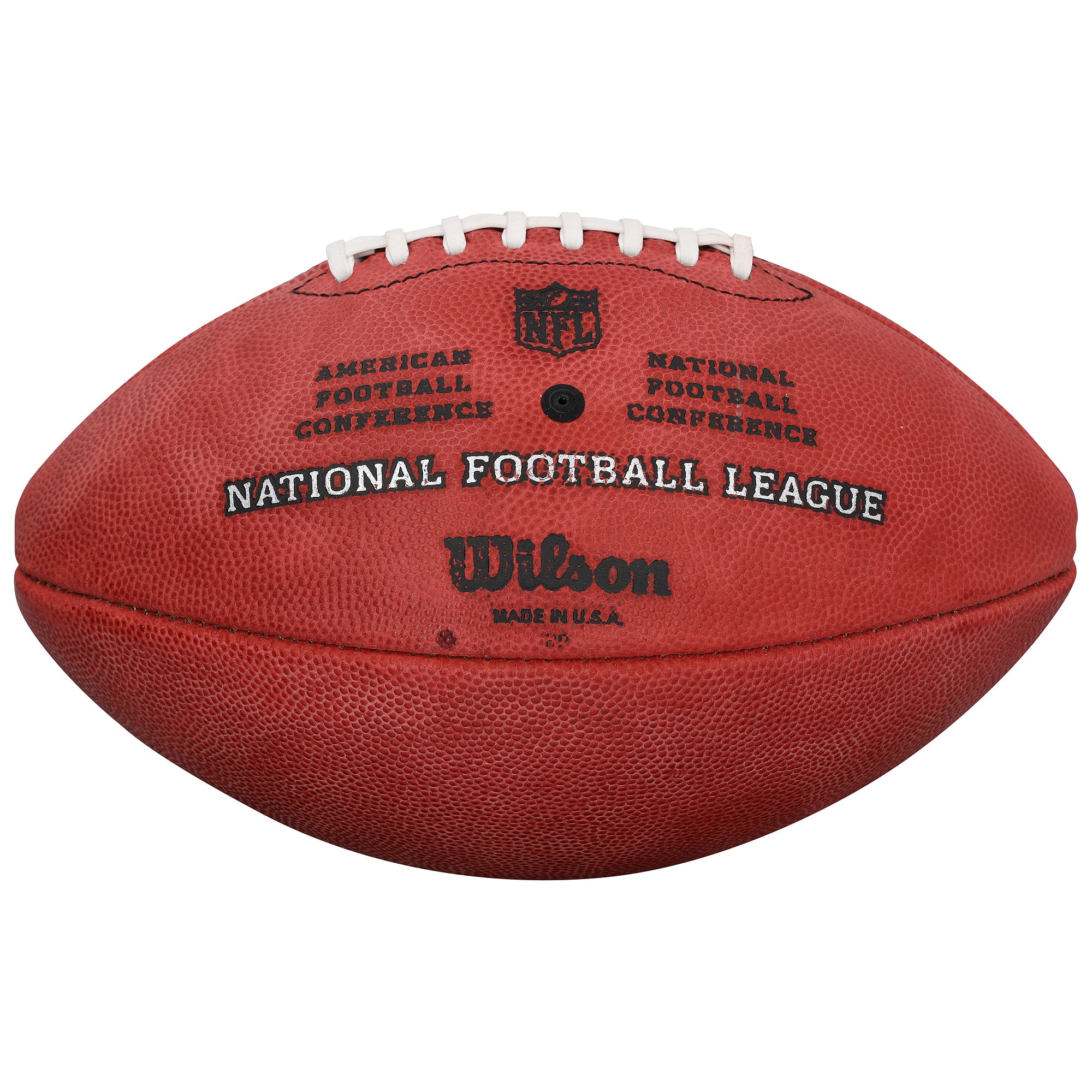 Ballon de football américain Duke en couleur autographié par Javonte Williams (Dallas Cowboys)