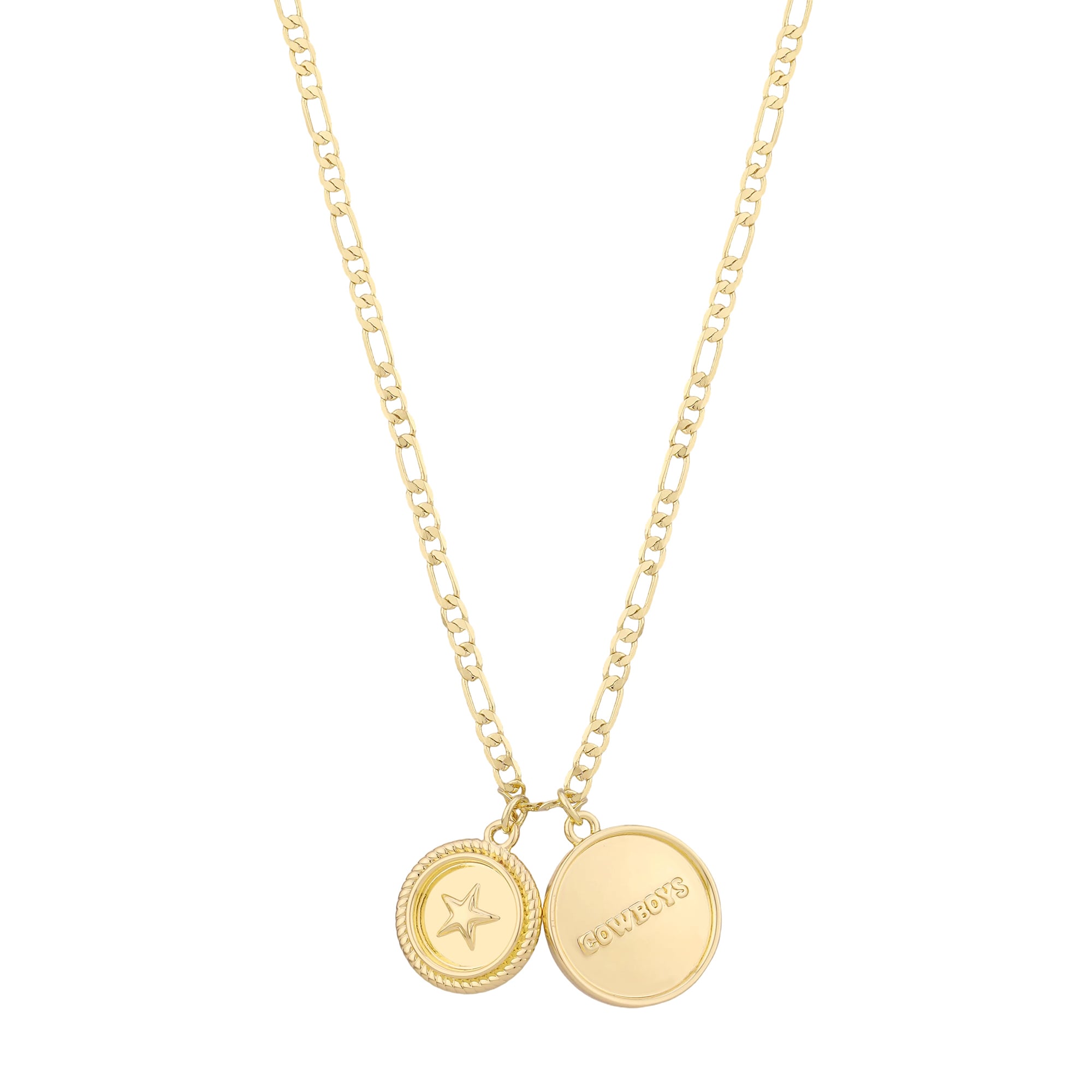 Collier LUV AJ Dallas Cowboys à double logo pièce