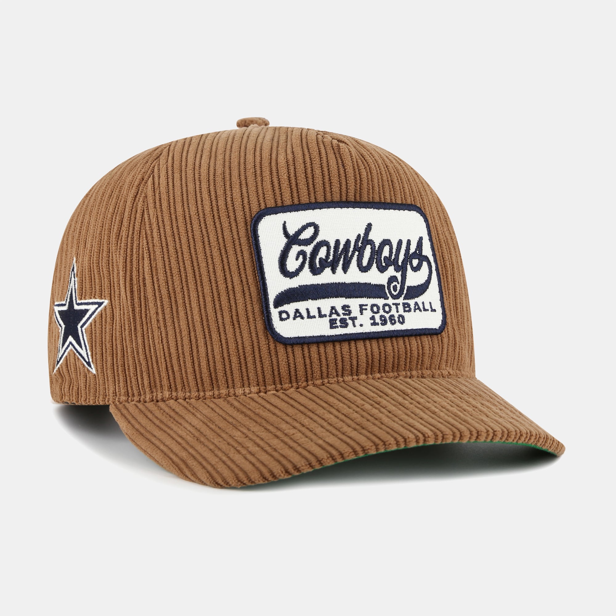 Casquette ajustable Dallas Cowboys marron n° 47 pour homme