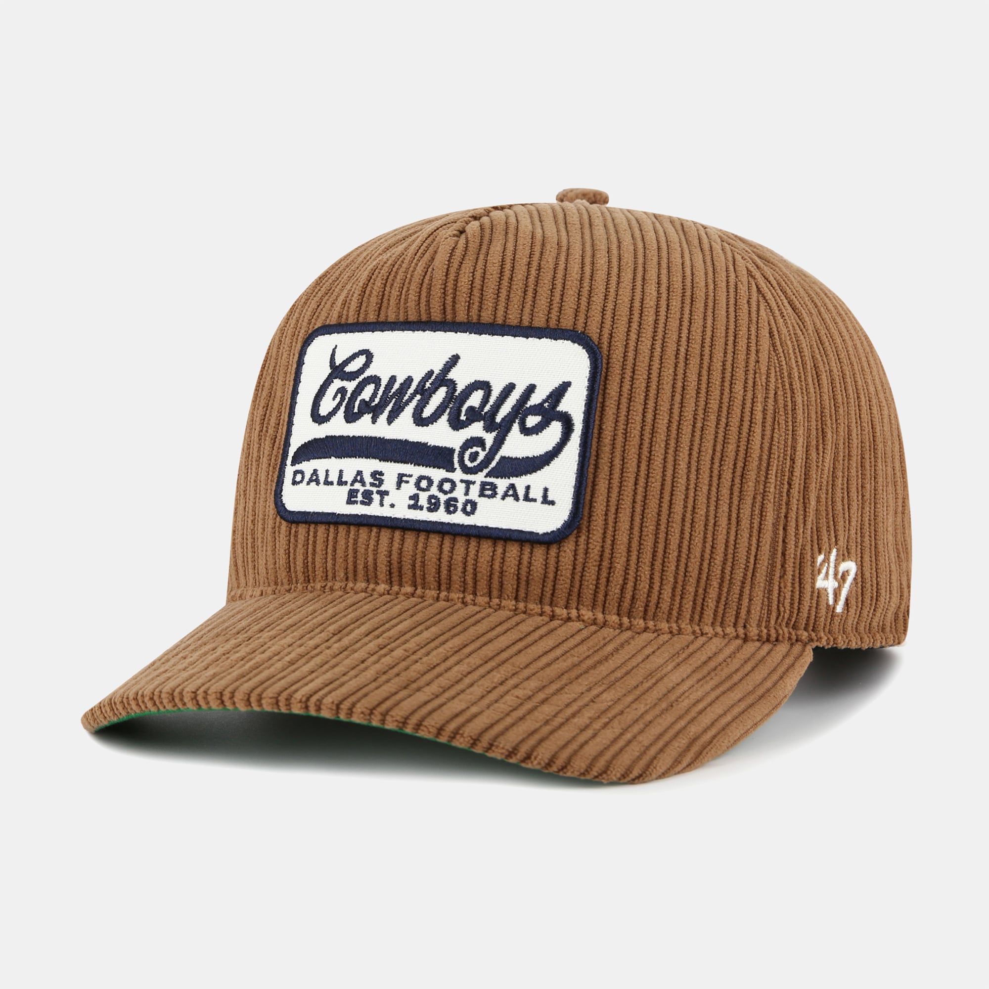 Casquette ajustable Dallas Cowboys marron n° 47 pour homme