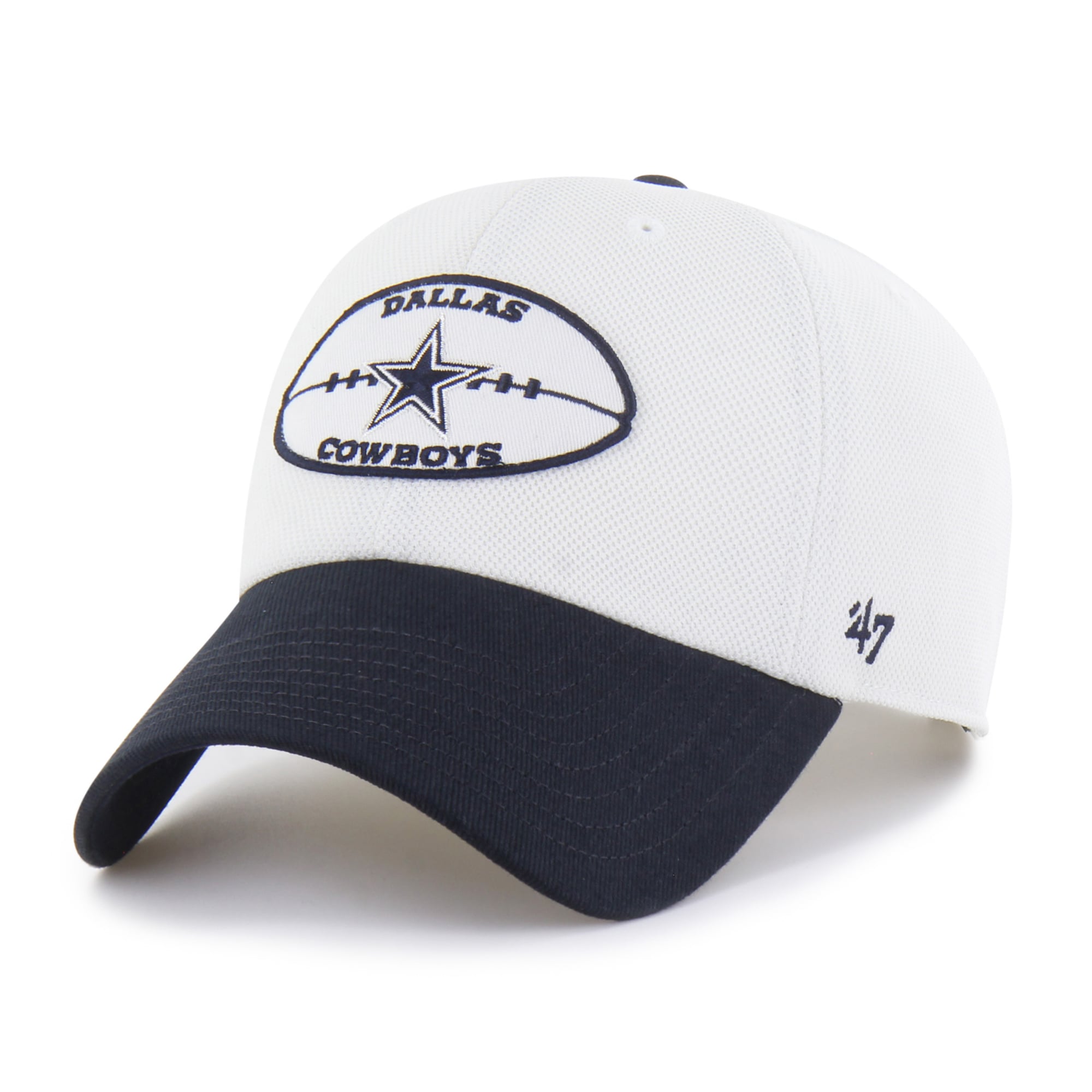 Casquette ajustable Dallas Cowboys '47 crème/marine à patch piqué