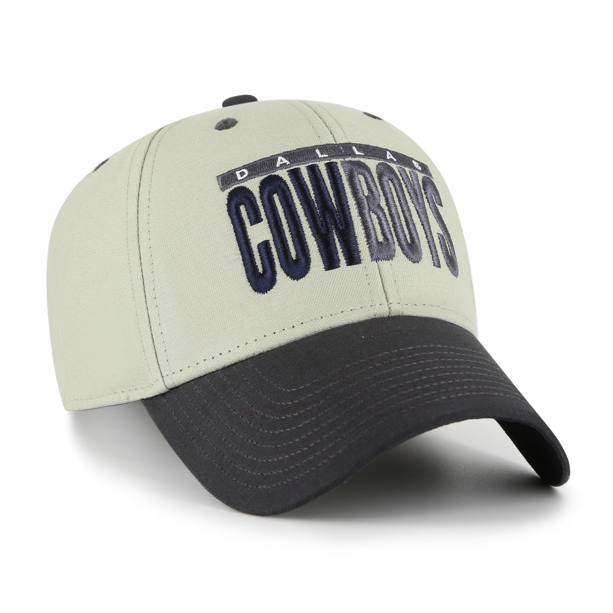 Casquette ajustable Dallas Cowboys MVP gris/noir « 47 » pour homme